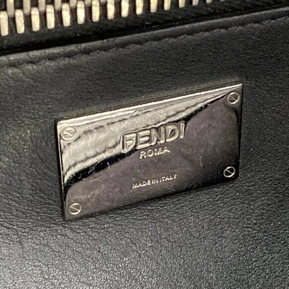 Auth FENDI Medium peekaboo iconic,Monster 7VA388 Black Leather - Business Bag - Picture 14 of 16